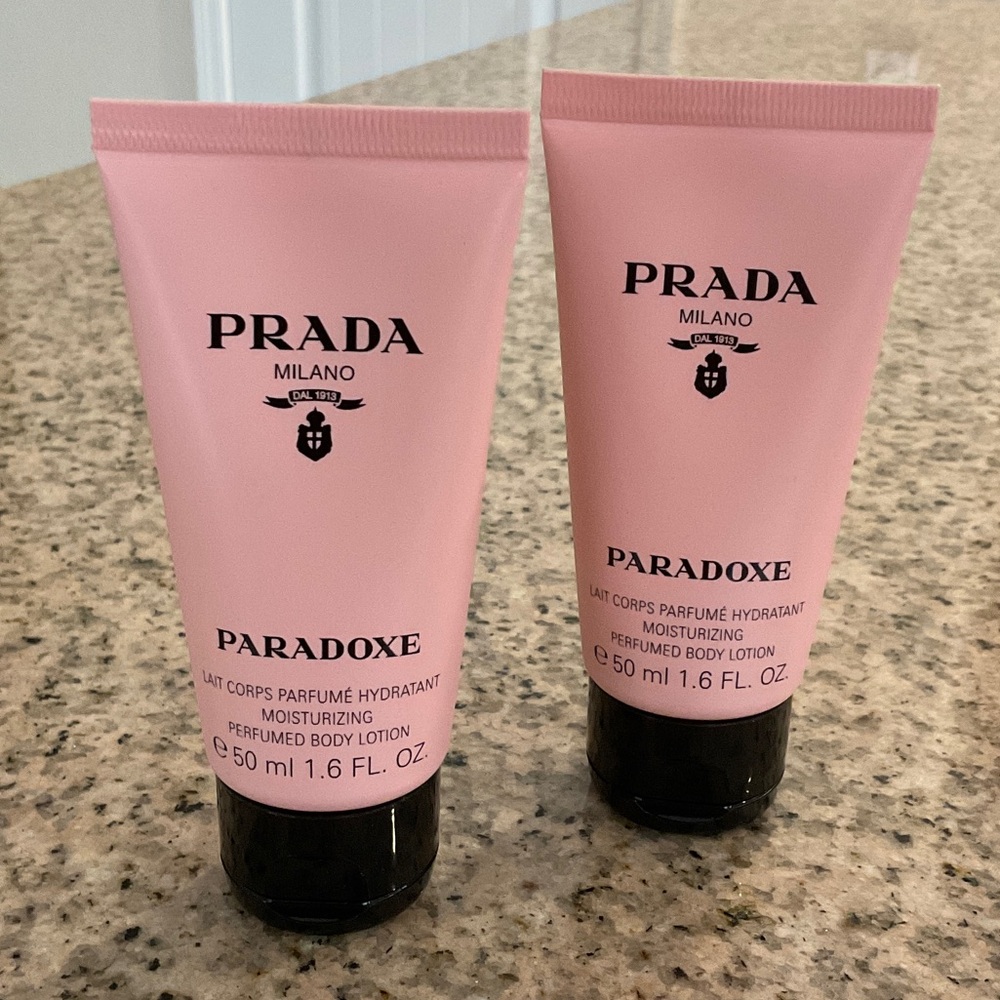 Prada Paradoxe Perfumed Body Lotion Duo - Light Pink & Black